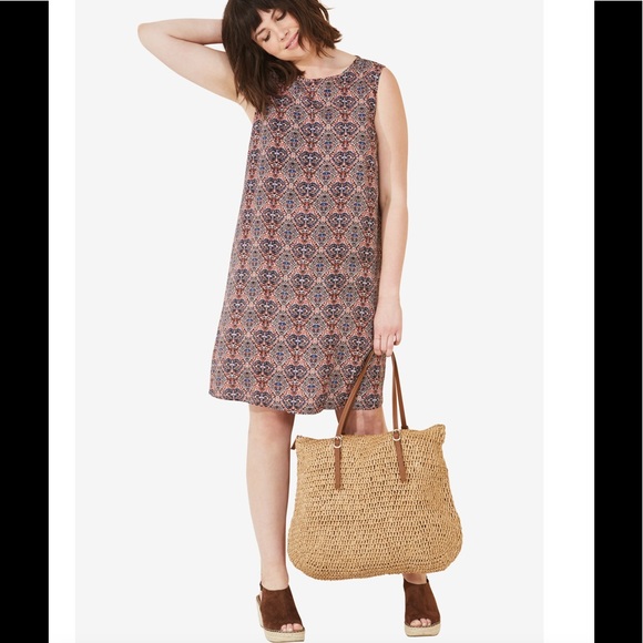 🌻NWT ESPRESSO 3X CHEVRON STRETCH KNIT DRESS - Picture 13 of 13